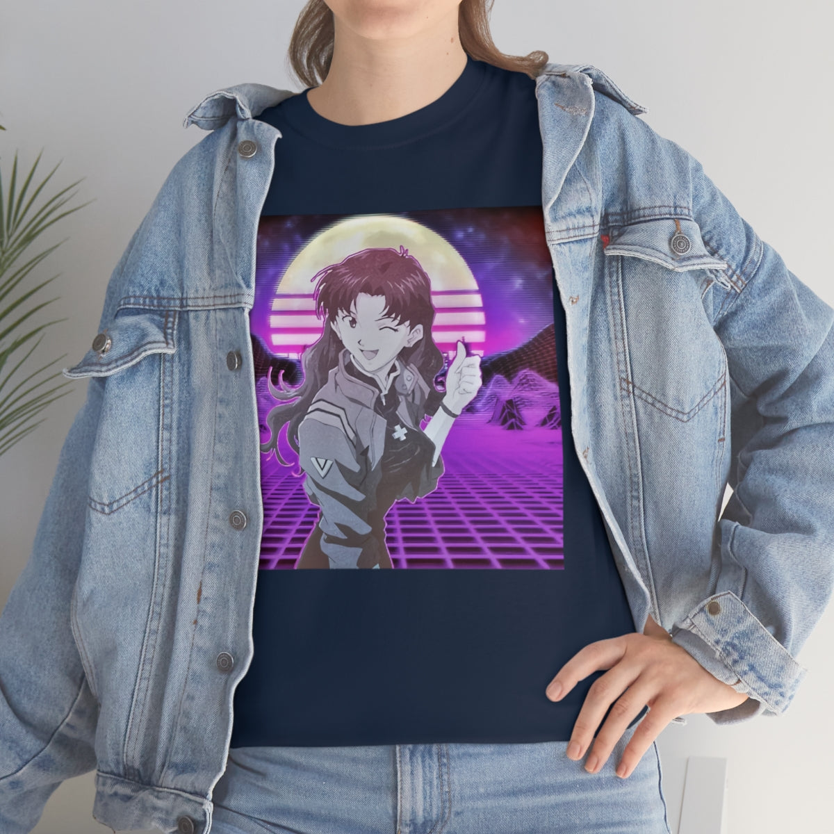 Evangelion, Misato Katsuragi,Neon Genesis Evangelion,Vaporwave, anime,Misato,Rei,Asuka,Shinji