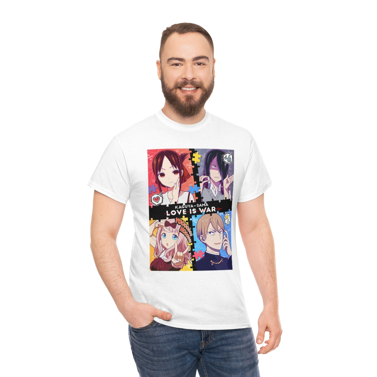 Kaguya Sama Love Is War Unisex Shirt, Love Is War Anime Unisex Jersey Short Sleeve Tee