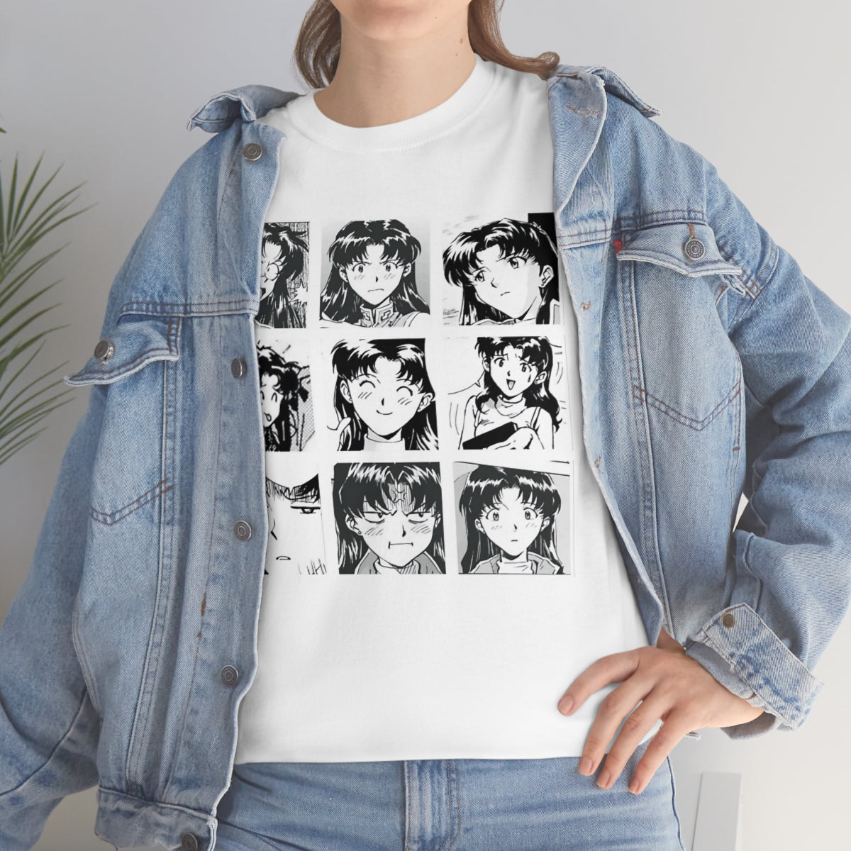 Evangelion Shirt, Misato Katsuragi, Neon Genesis Evangelion, Misato Shirt, Anime Shirt, Vaporwave Shirt, Misato, Shinji, Rei, Unisex Tee