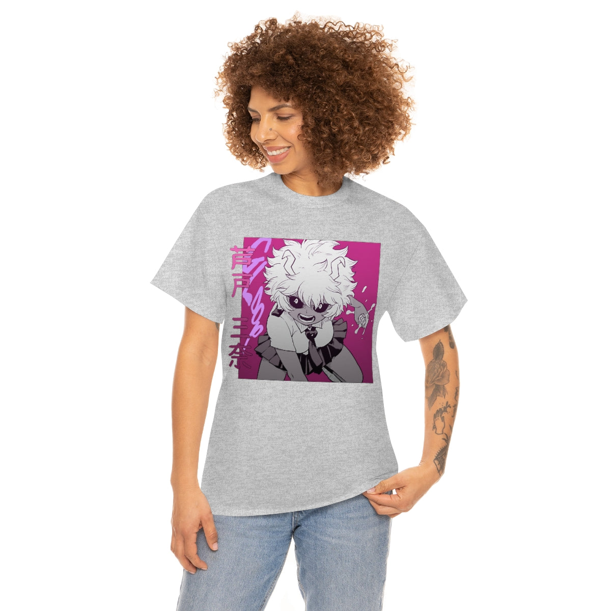 Mina Ashido Pinky My Hero Academia Tee, Boku no Hero, MHA, BNHA, Art, Anime tshirt, Manga, Kawaii, Aesthetic, Harajuku