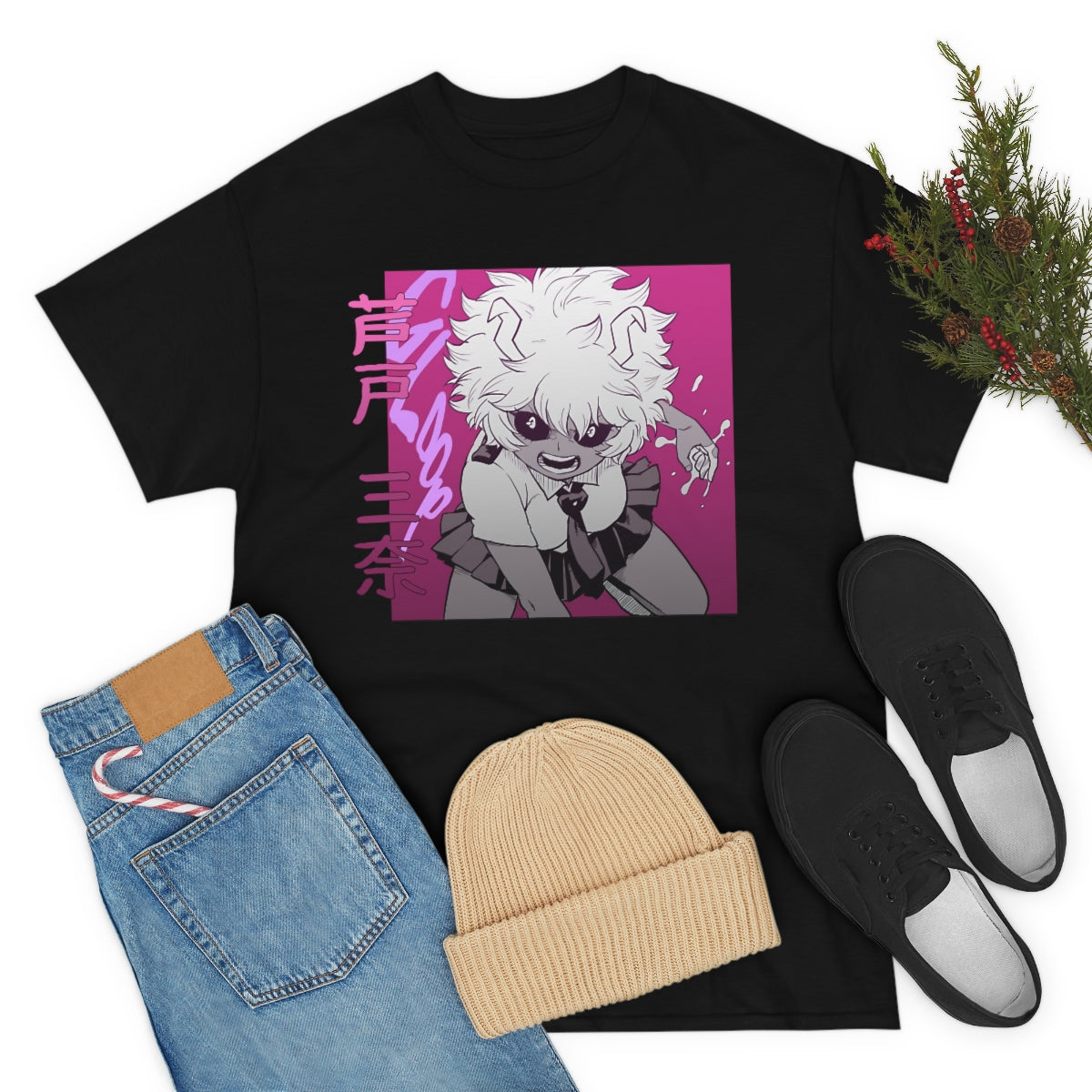 Mina Ashido Pinky My Hero Academia Tee, Boku no Hero, MHA, BNHA, Art, Anime tshirt, Manga, Kawaii, Aesthetic, Harajuku