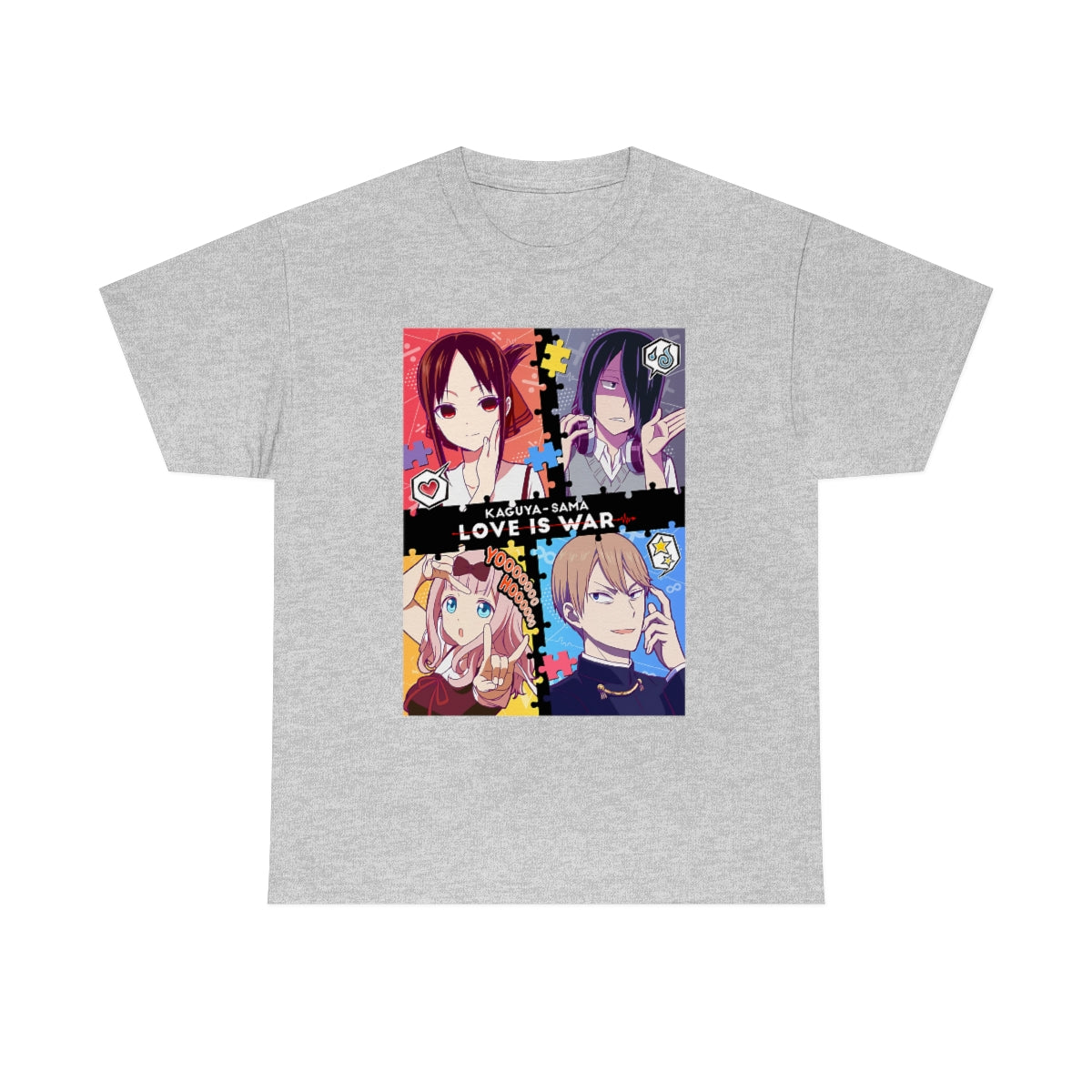 Kaguya Sama Love Is War Unisex Shirt, Love Is War Anime Unisex Jersey Short Sleeve Tee