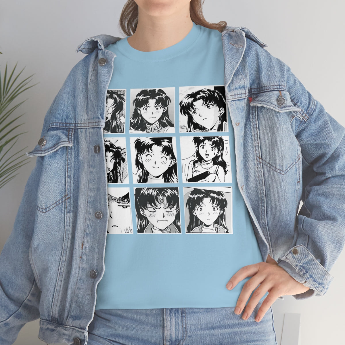 Evangelion Shirt, Misato Katsuragi, Neon Genesis Evangelion, Misato Shirt, Anime Shirt, Vaporwave Shirt, Misato, Shinji, Rei, Unisex Tee