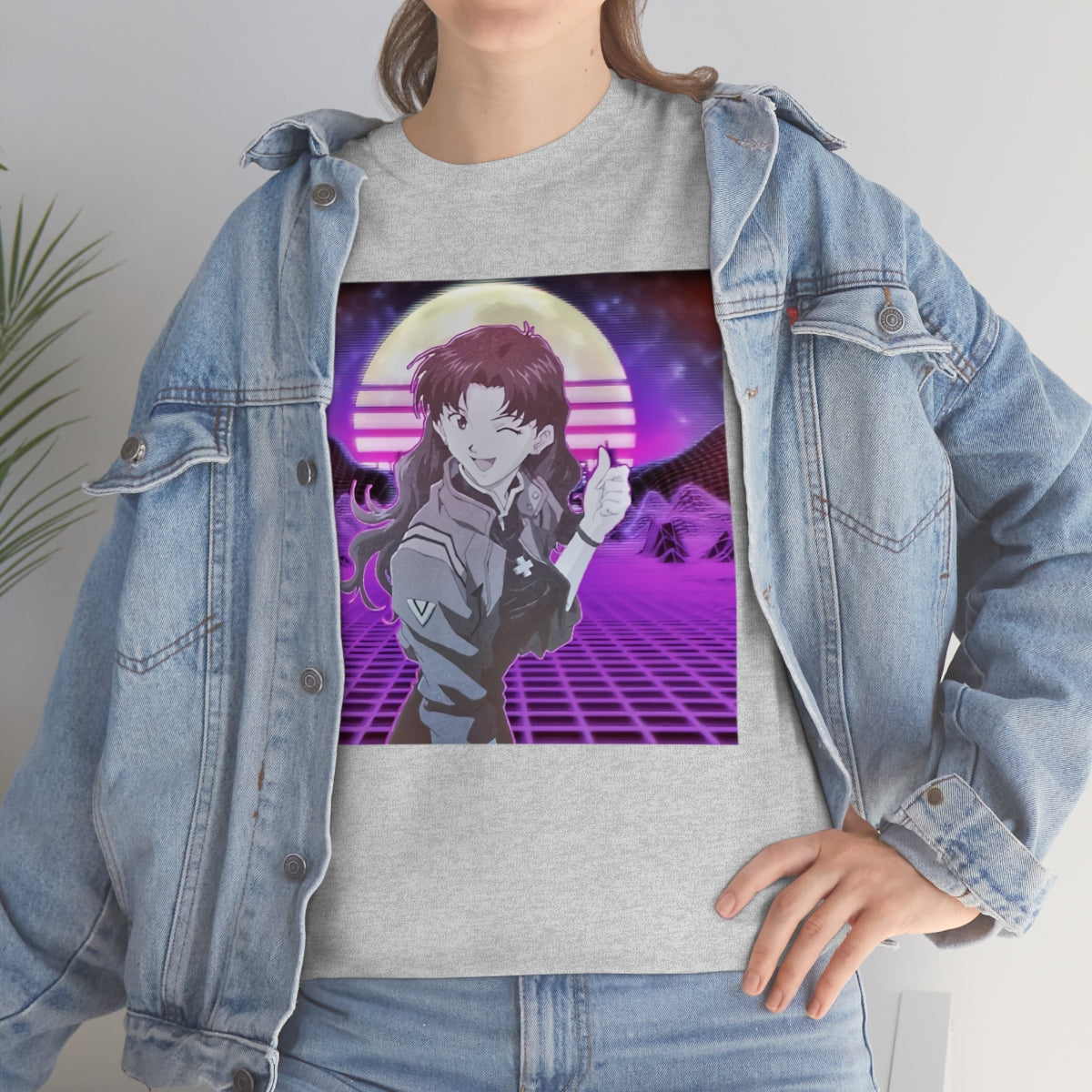 Evangelion, Misato Katsuragi,Neon Genesis Evangelion,Vaporwave, anime,Misato,Rei,Asuka,Shinji