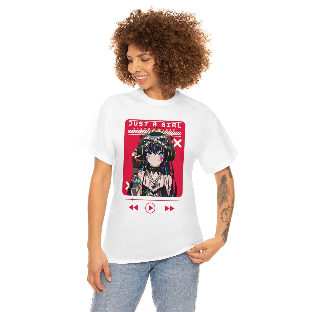 Just A Girl Who Loves Anime Sketching Shirt, Anime Shirt, Kawaii Anime Fans Shirt, Japan Culture Tee, Anime Lover Funny Anime Shirt