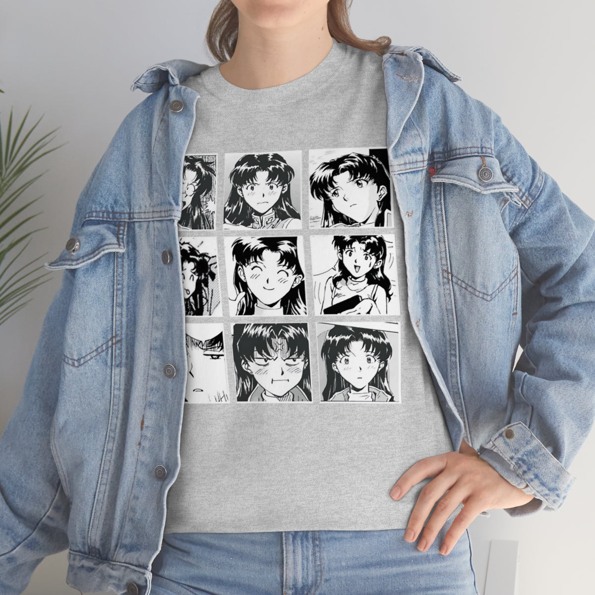 Evangelion Shirt, Misato Katsuragi, Neon Genesis Evangelion, Misato Shirt, Anime Shirt, Vaporwave Shirt, Misato, Shinji, Rei, Unisex Tee