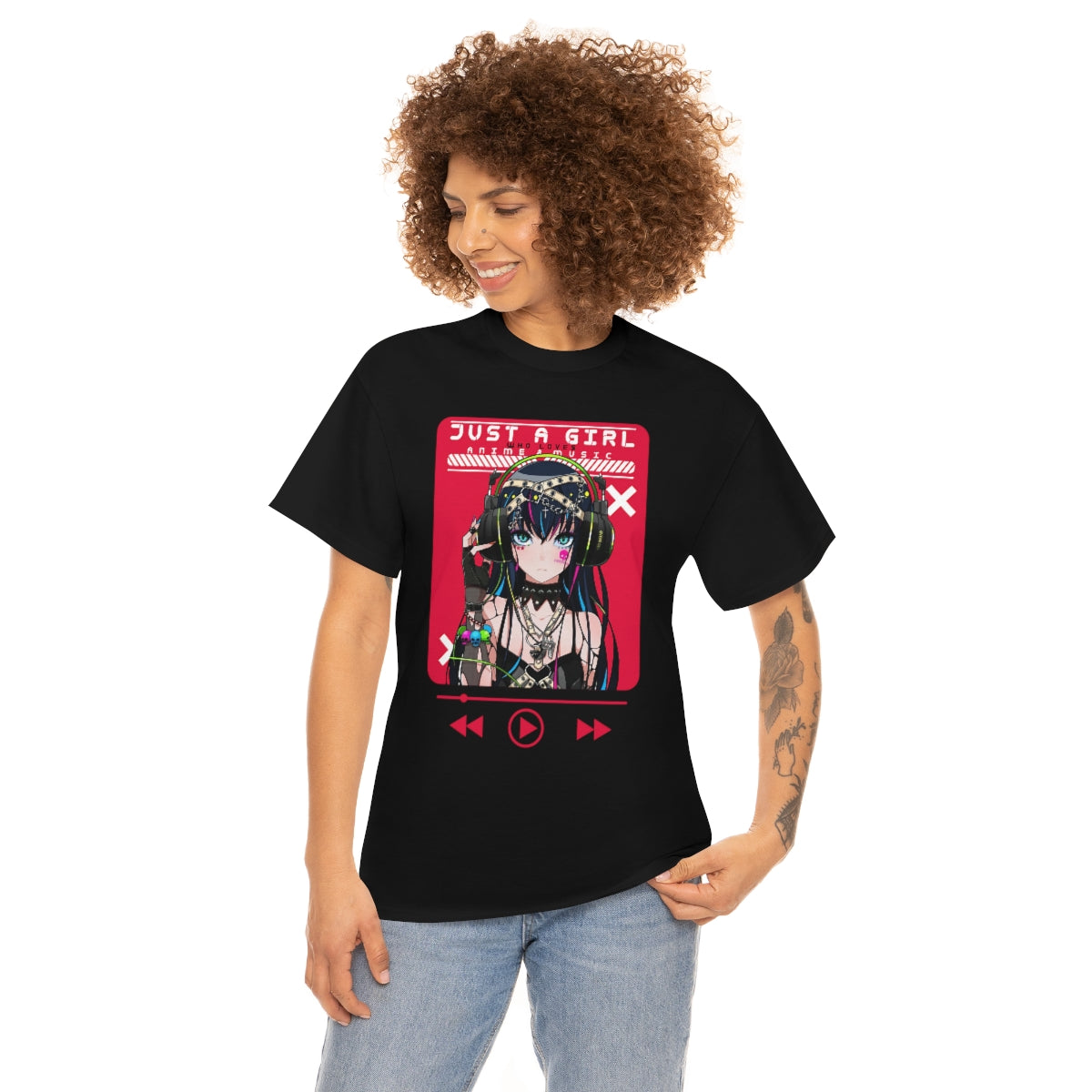 Just A Girl Who Loves Anime Sketching Shirt, Anime Shirt, Kawaii Anime Fans Shirt, Japan Culture Tee, Anime Lover Funny Anime Shirt