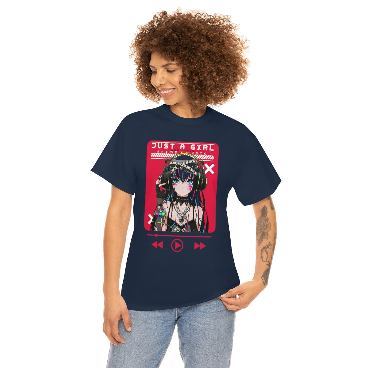 Just A Girl Who Loves Anime Sketching Shirt, Anime Shirt, Kawaii Anime Fans Shirt, Japan Culture Tee, Anime Lover Funny Anime Shirt
