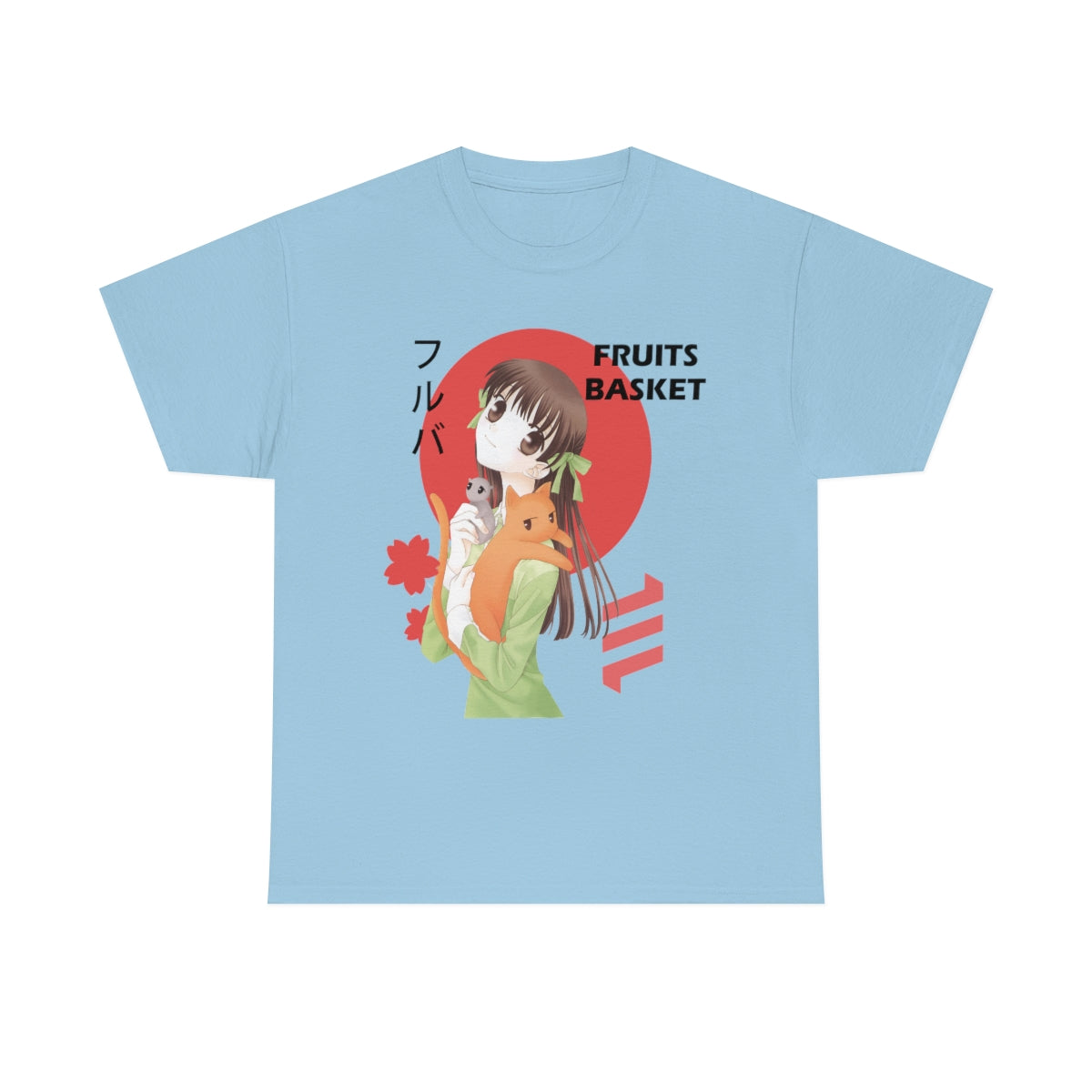Fruits Basket Shirt, Tohru Honda Shirt, Kyo Yuki Onigiri, Cat mouse Onigiri, Anime zodiac, Anime Shirt, Manga, Cute Kawaii,Unisex Tee