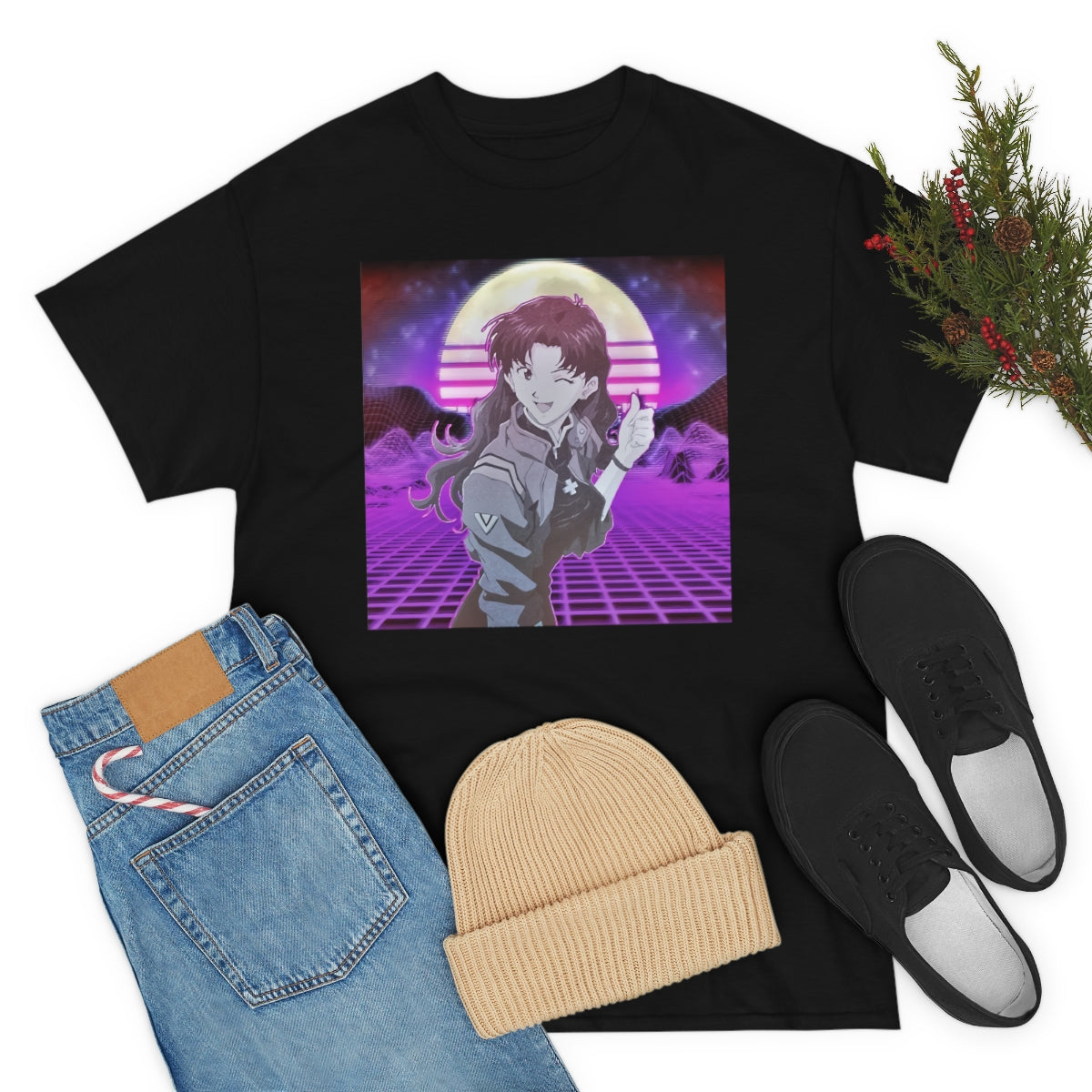 Evangelion, Misato Katsuragi,Neon Genesis Evangelion,Vaporwave, anime,Misato,Rei,Asuka,Shinji
