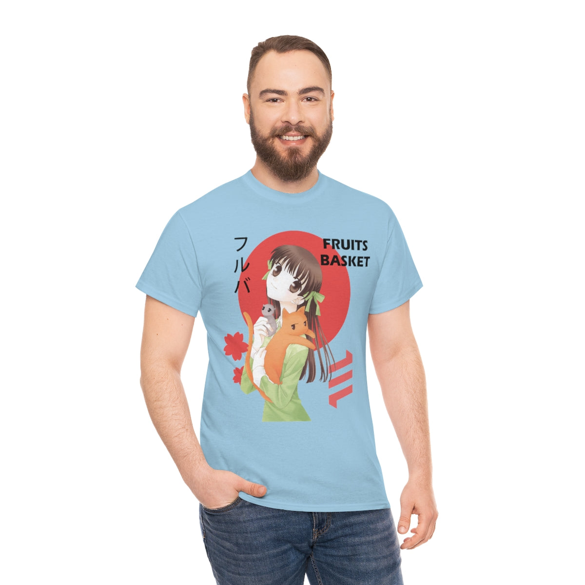Fruits Basket Shirt, Tohru Honda Shirt, Kyo Yuki Onigiri, Cat mouse Onigiri, Anime zodiac, Anime Shirt, Manga, Cute Kawaii,Unisex Tee