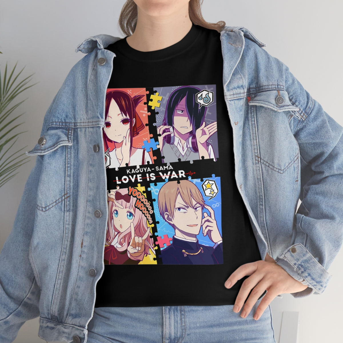 Kaguya Sama Love Is War Unisex Shirt, Love Is War Anime Unisex Jersey Short Sleeve Tee