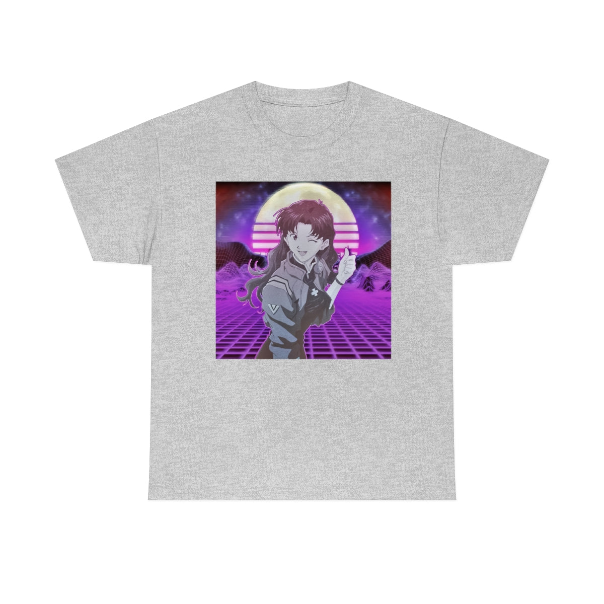 Evangelion, Misato Katsuragi,Neon Genesis Evangelion,Vaporwave, anime,Misato,Rei,Asuka,Shinji