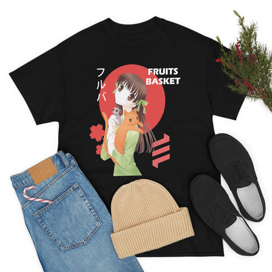 Fruits Basket Shirt, Tohru Honda Shirt, Kyo Yuki Onigiri, Cat mouse Onigiri, Anime zodiac, Anime Shirt, Manga, Cute Kawaii,Unisex Tee
