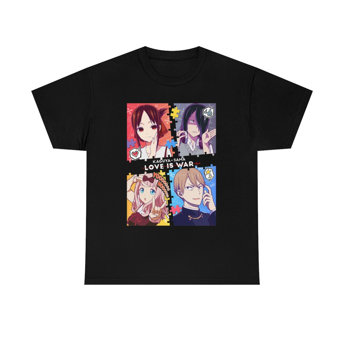 Kaguya Sama Love Is War Unisex Shirt, Love Is War Anime Unisex Jersey Short Sleeve Tee