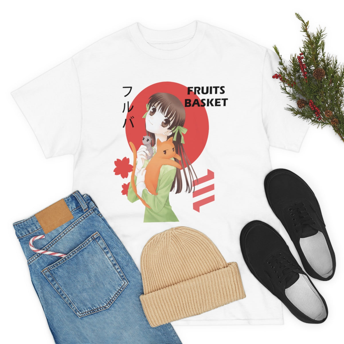 Fruits Basket Shirt, Tohru Honda Shirt, Kyo Yuki Onigiri, Cat mouse Onigiri, Anime zodiac, Anime Shirt, Manga, Cute Kawaii,Unisex Tee