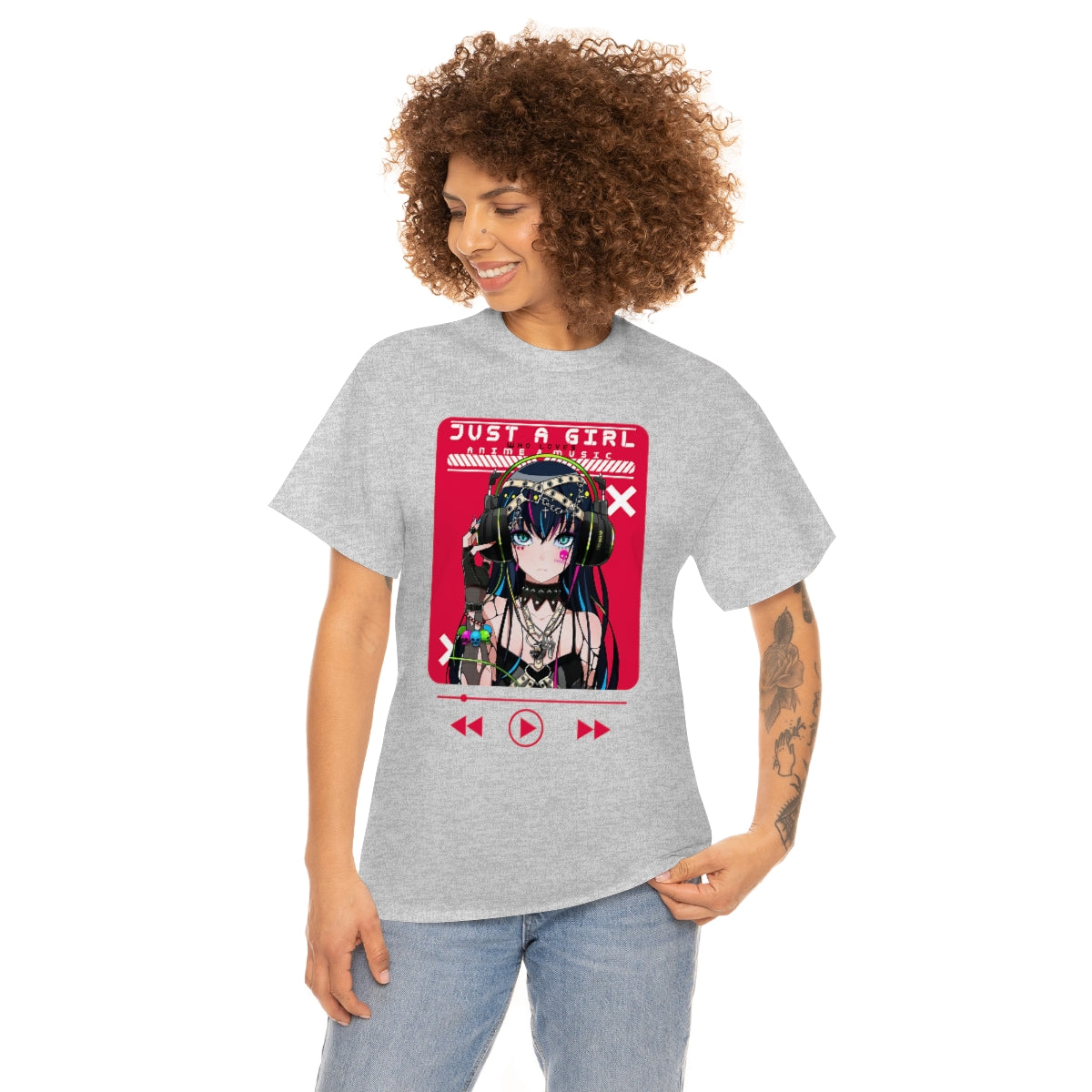 Just A Girl Who Loves Anime Sketching Shirt, Anime Shirt, Kawaii Anime Fans Shirt, Japan Culture Tee, Anime Lover Funny Anime Shirt