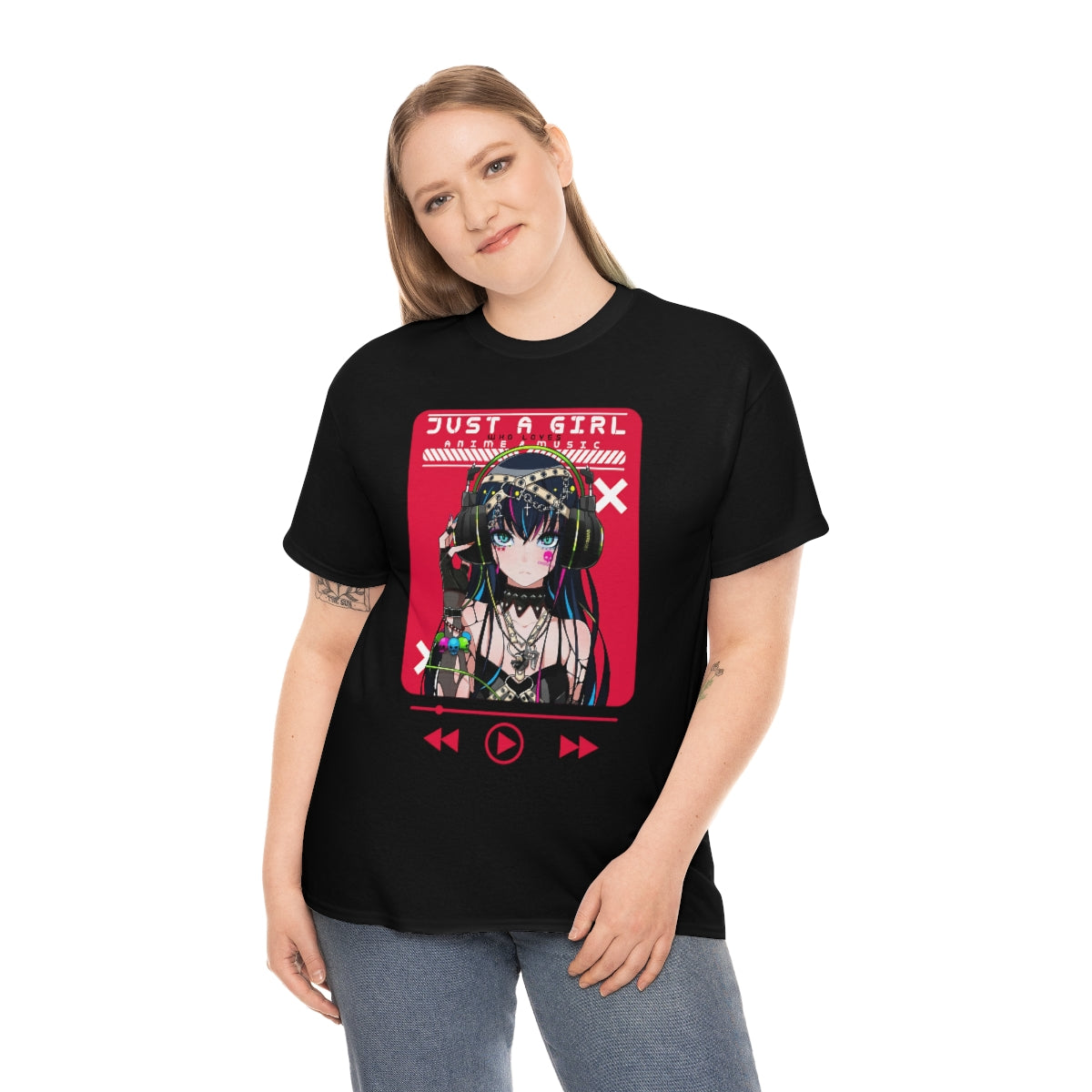 Just A Girl Who Loves Anime Sketching Shirt, Anime Shirt, Kawaii Anime Fans Shirt, Japan Culture Tee, Anime Lover Funny Anime Shirt