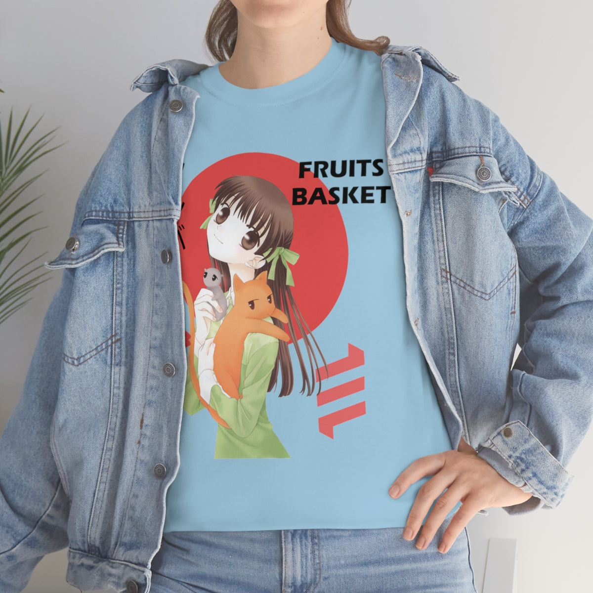 Fruits Basket Shirt, Tohru Honda Shirt, Kyo Yuki Onigiri, Cat mouse Onigiri, Anime zodiac, Anime Shirt, Manga, Cute Kawaii,Unisex Tee