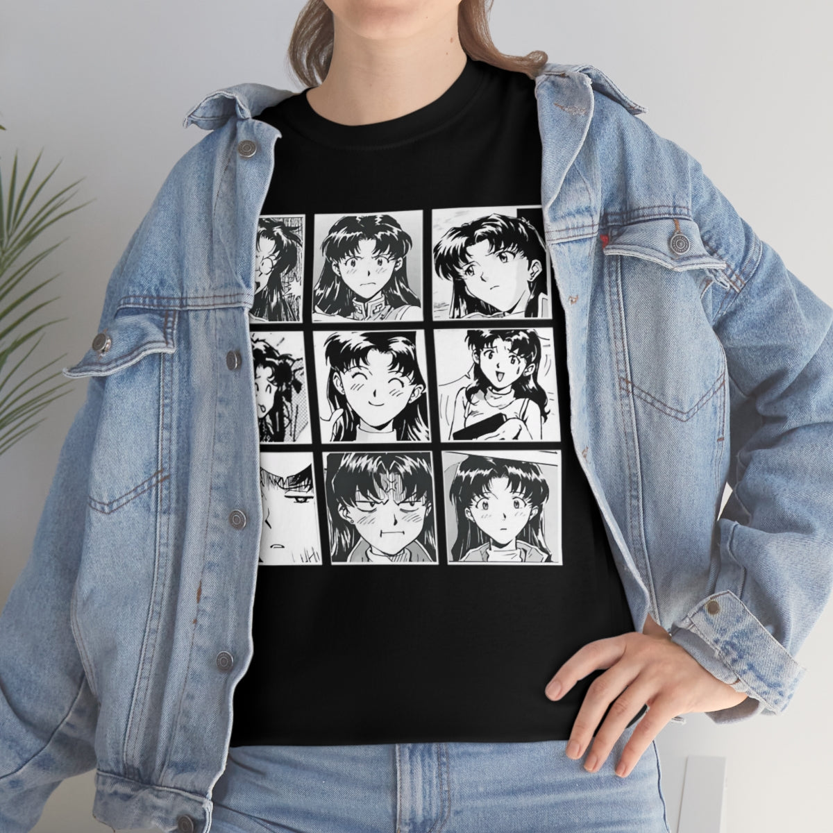 Evangelion Shirt, Misato Katsuragi, Neon Genesis Evangelion, Misato Shirt, Anime Shirt, Vaporwave Shirt, Misato, Shinji, Rei, Unisex Tee