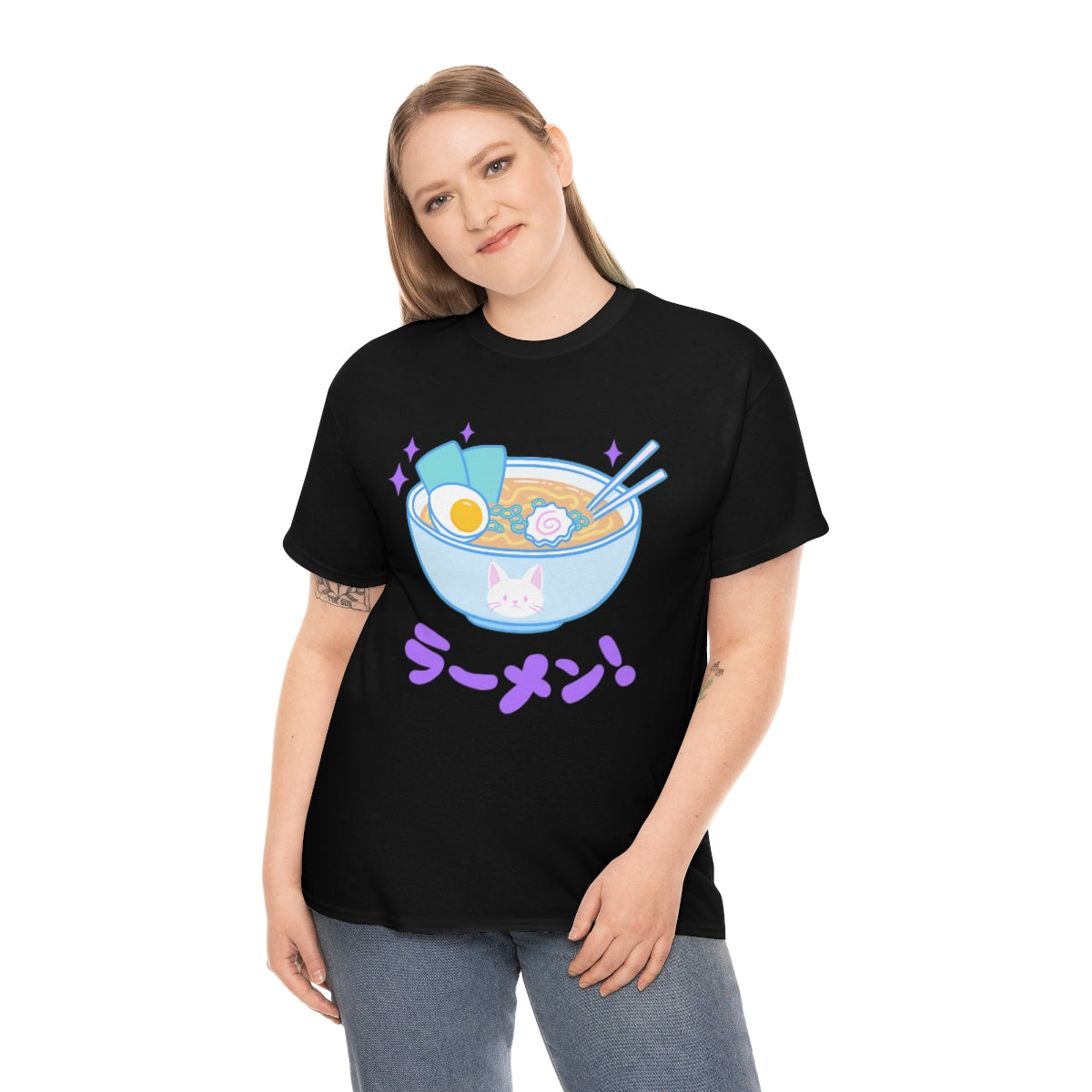 Cute Ramen Pink Kawaii Ramen Tee, Soup Noodle shirt, Pastel Clothing, Harajuku Clothing, Japanese, Egirl Eboy, Unisex