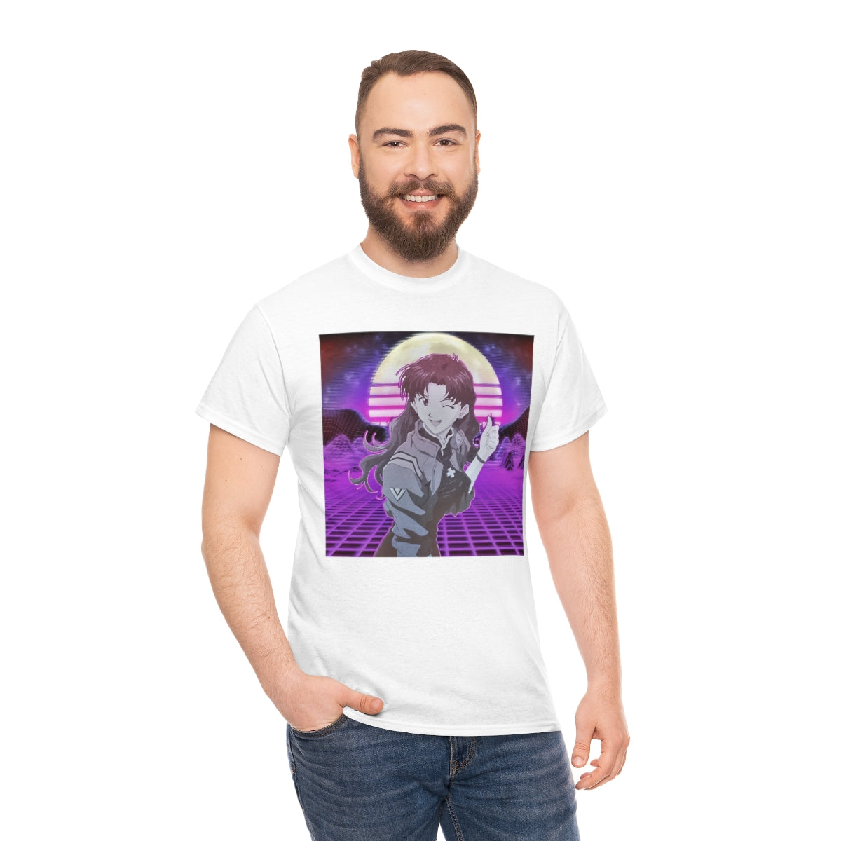 Evangelion, Misato Katsuragi,Neon Genesis Evangelion,Vaporwave, anime,Misato,Rei,Asuka,Shinji