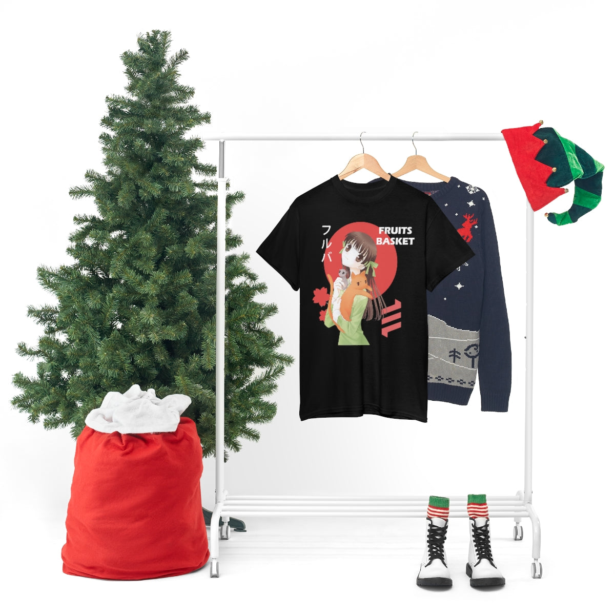 Fruits Basket Shirt, Tohru Honda Shirt, Kyo Yuki Onigiri, Cat mouse Onigiri, Anime zodiac, Anime Shirt, Manga, Cute Kawaii,Unisex Tee